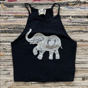 LA. Hearts Tank crop top